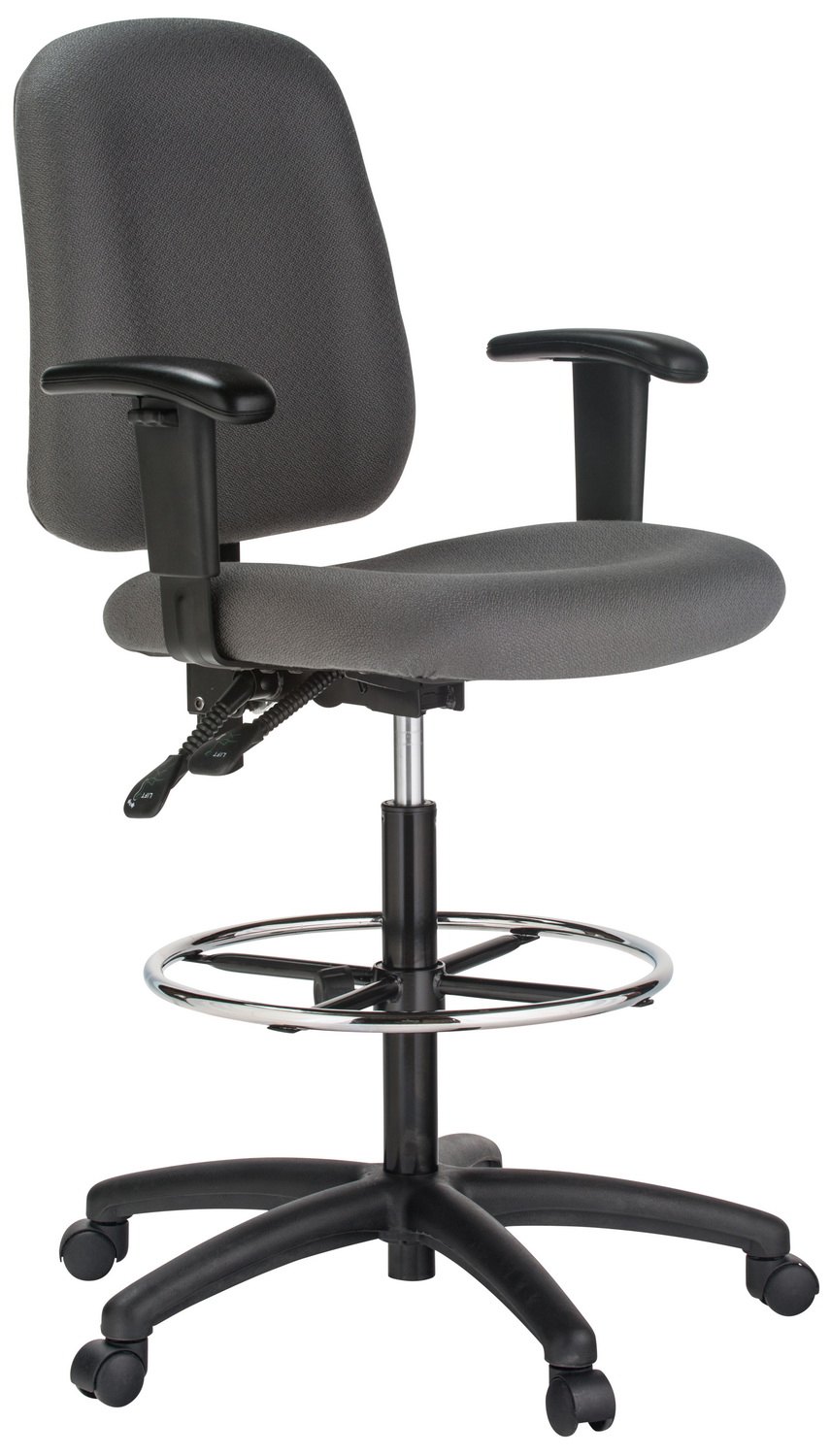 Harwick 100KE-AA drafting chair with adjustable arms — view 4