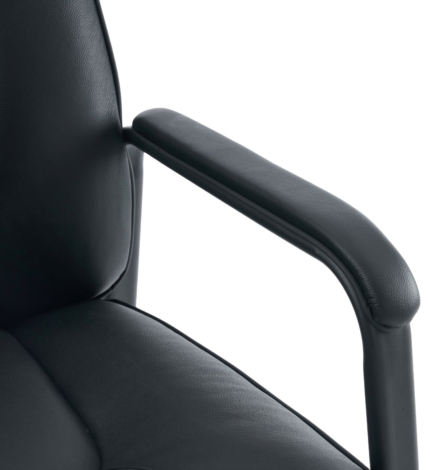 Harwick 820L leather waiting room chair — view 6