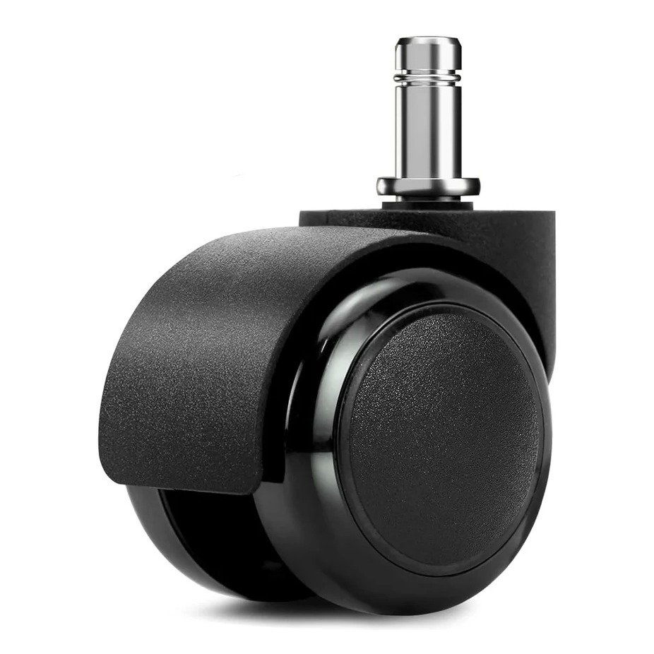 Set of five Harwick hard floor casters